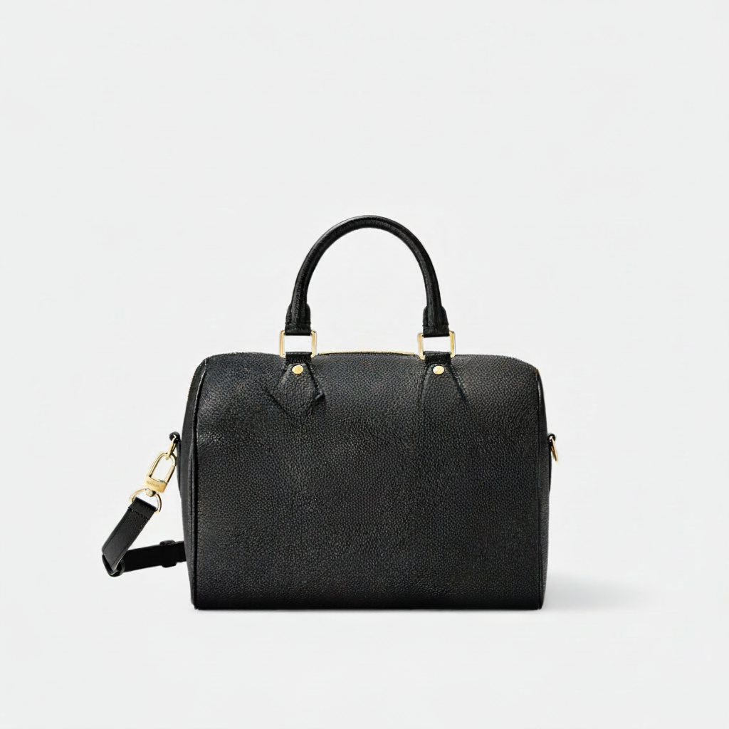 Black Structured Bag 25