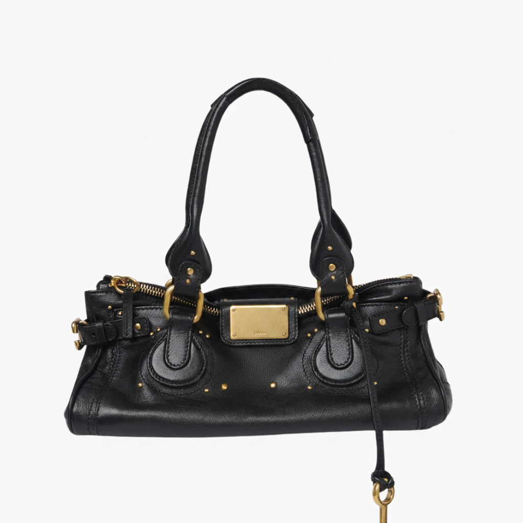 Structured Leather Handbag