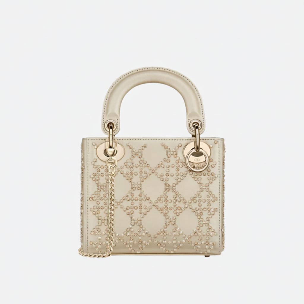 Mini Pearl Embroidered Handbag
